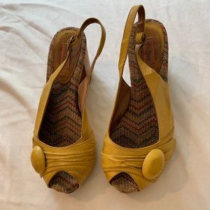 Yellow Miz Mooz Sandals